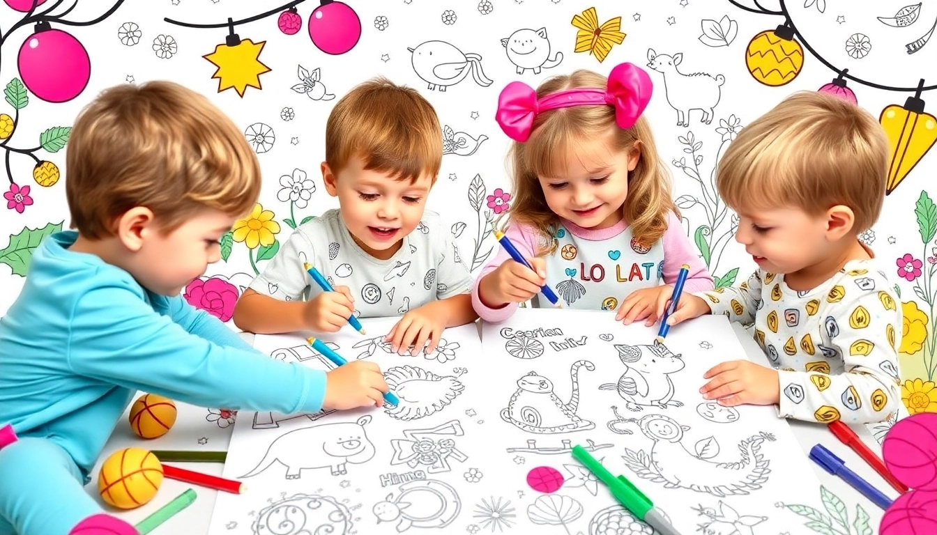 Download free coloring pages for kids with fun animal and holiday themes to inspire creativity and learning.