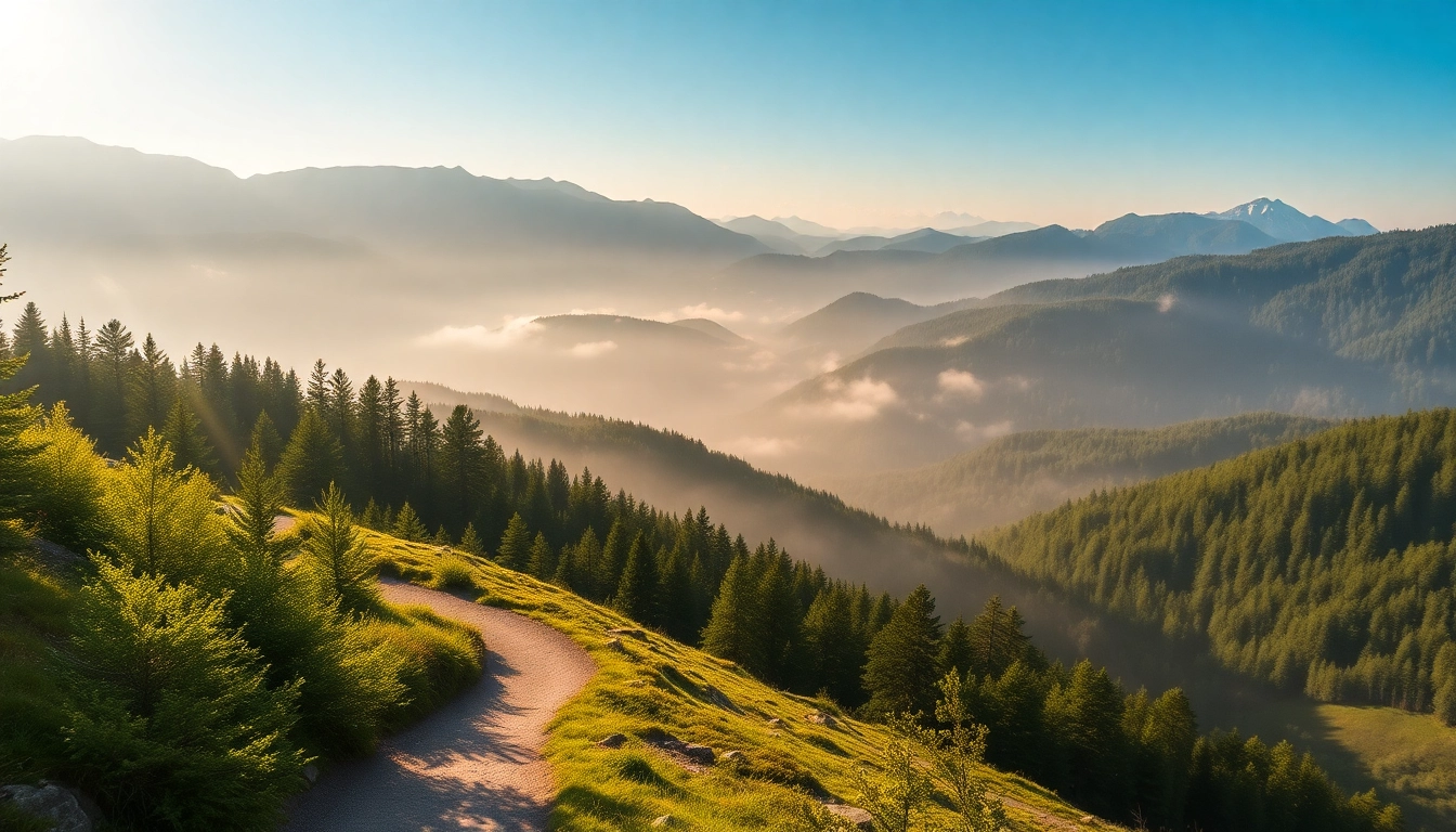 Beautiful panoramic shot of Thüringer Wald showcasing dense forests and mountain peaks, inviting outdoor exploration.