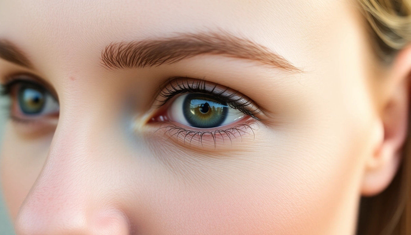 Significant eye rejuvenation with natural look after Oberlidstraffung Zürich, showcasing refreshed eyelids and a brighter gaze.