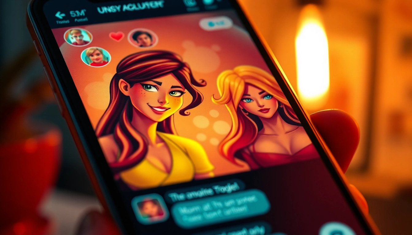 Engaging Spicy AI Chat interface with realistic roleplay characters and vivid visuals designed for immersive interactions.