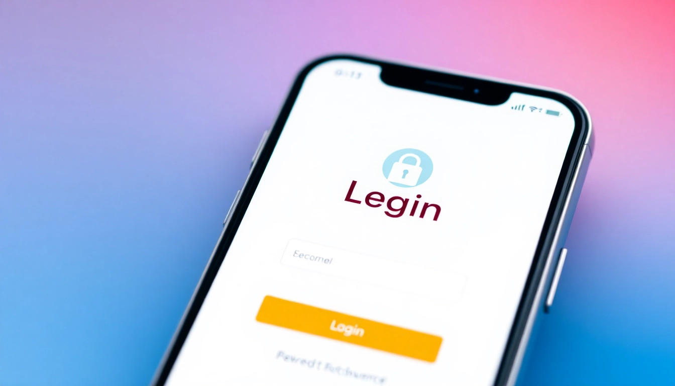 Fairplay login screen showing secure access on a smartphone, inviting users to sign in confidently.