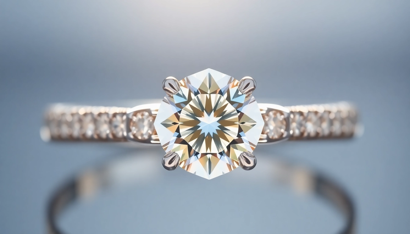 Elegant engagement rings with a 1-carat diamond showcasing timeless brilliance and craftsmanship for memorable proposals