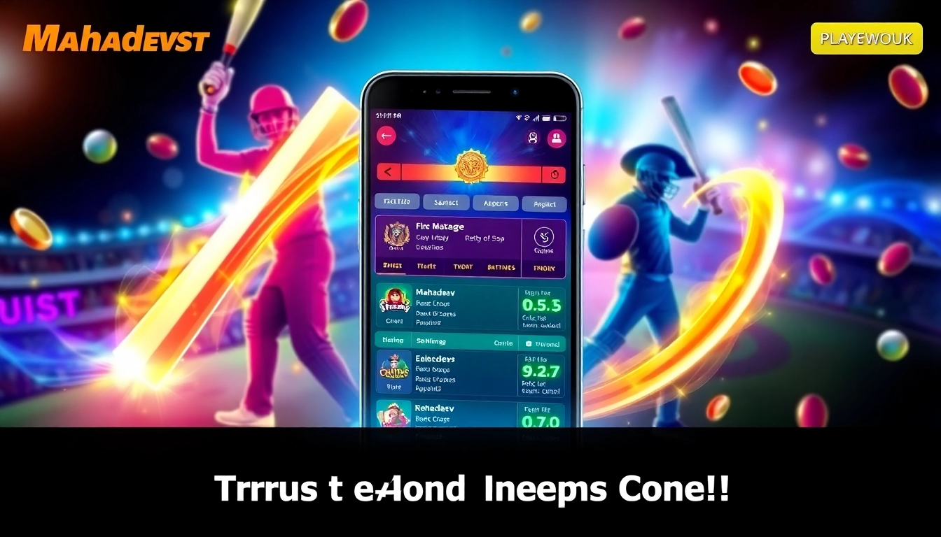 Mahadev book id registration process shown on smartphone screen with engaging sports betting