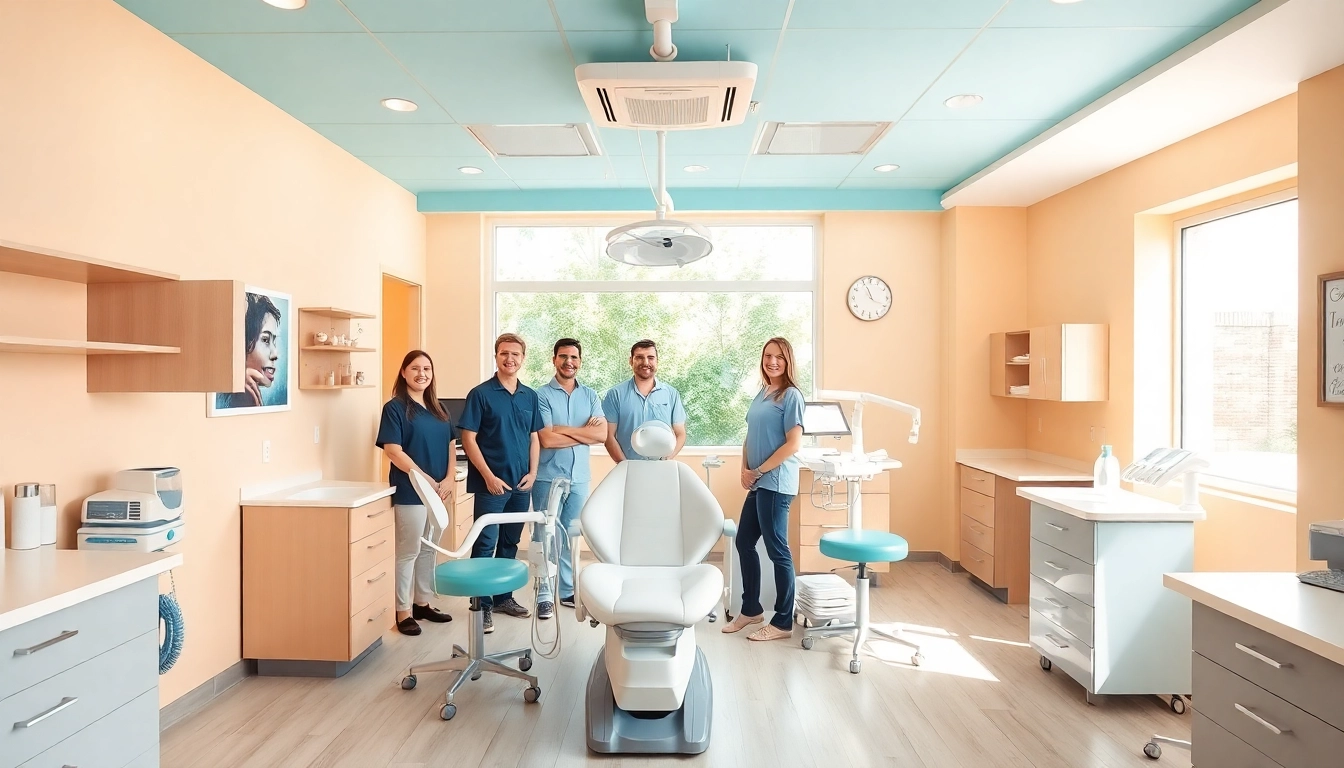 Ventura Bright Dental team providing friendly dental care in a modern, welcoming clinic setting