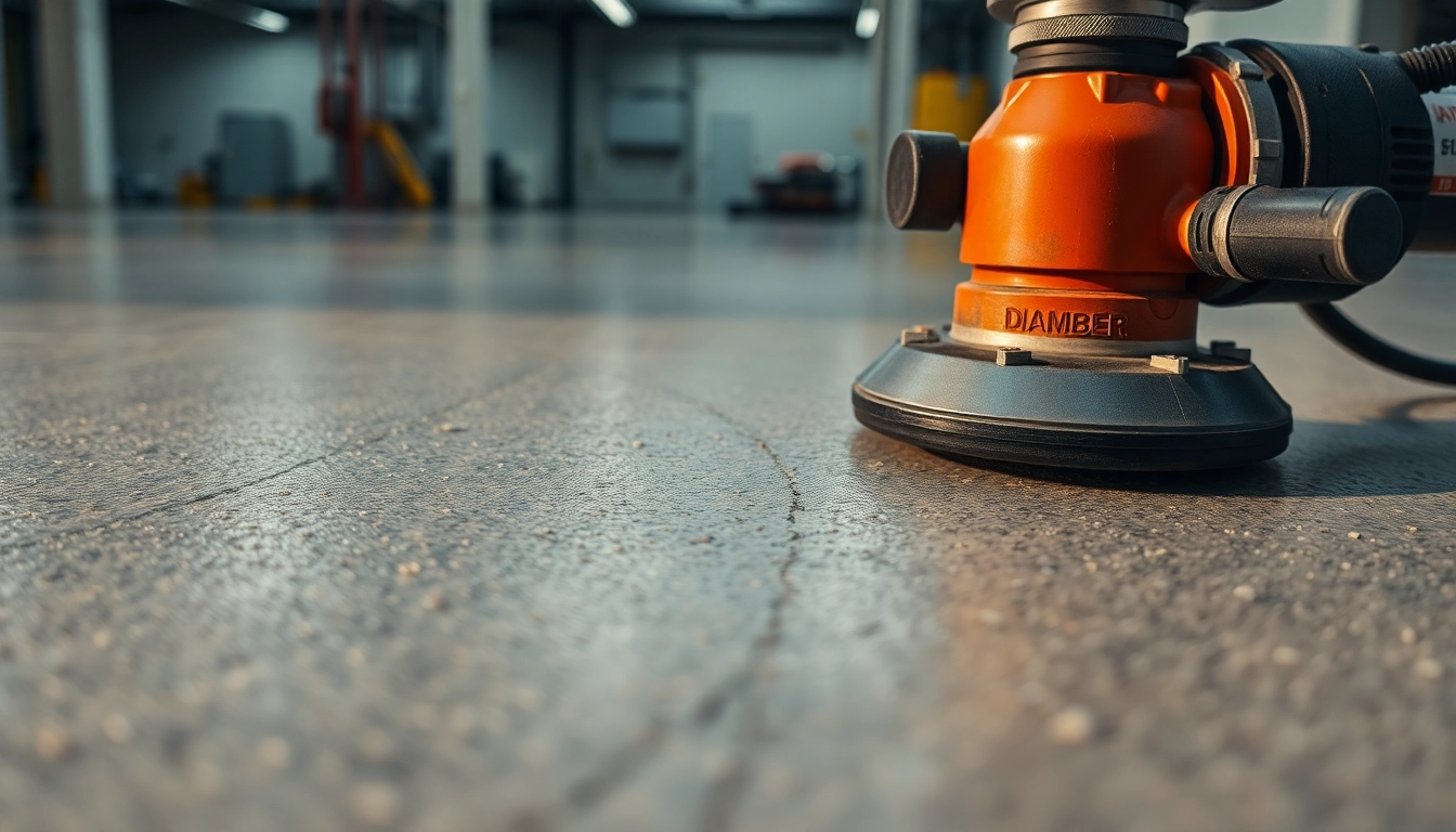 Professional concrete grinding Birmingham service demonstrating smooth, durable surface with